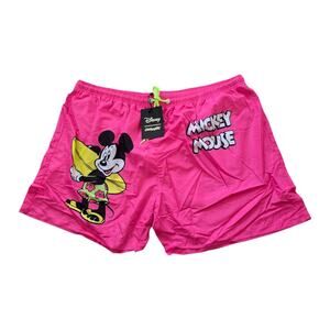 Disney Mickey retro swim Trunks Men SZ 3XL Plus Size Swimming bottoms NWT